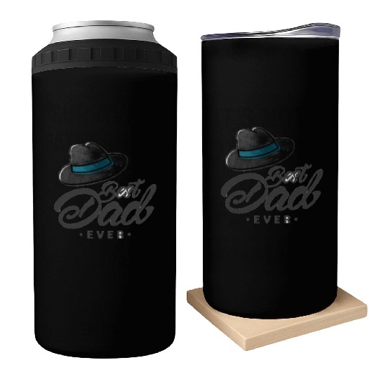 Mens Best Dad Ever Can Coolers Funny Can Coolers for Fathers