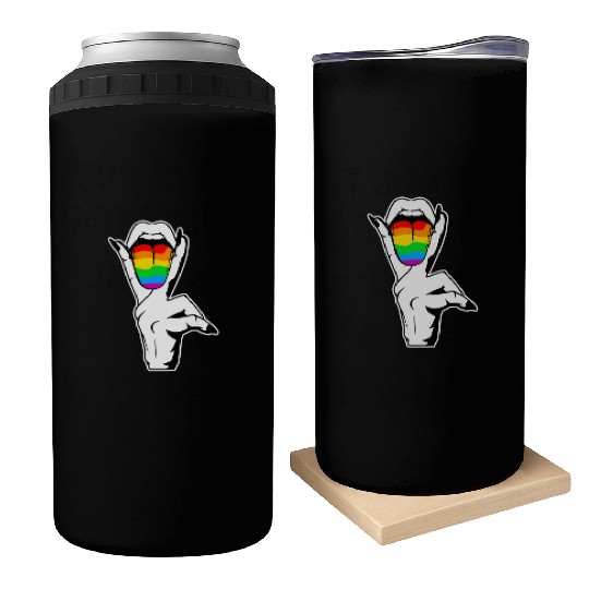 Lesbian Gay Tongue - Lgbtq Can Coolers