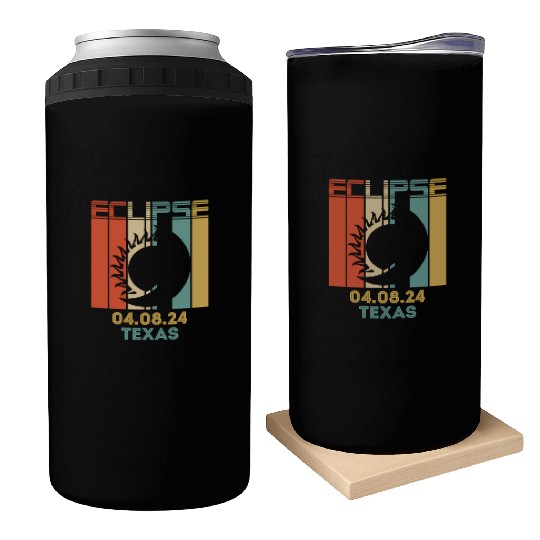 America Total Solar Eclipse 040824 Texas 2024 Can Coolers