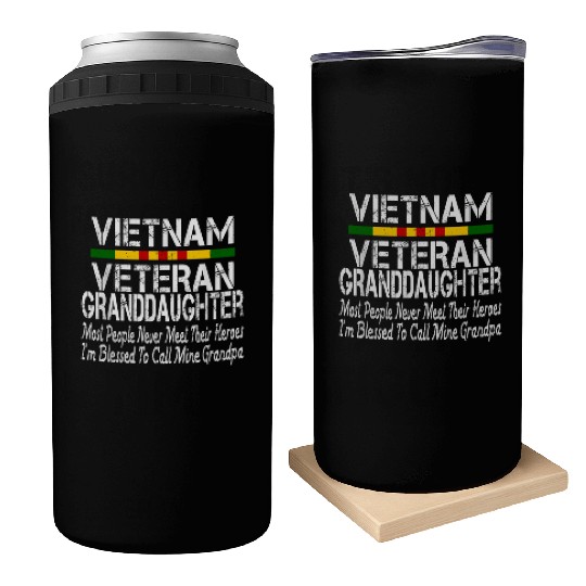 US Army Vietnam Veteran Granddaughter Can Coolers