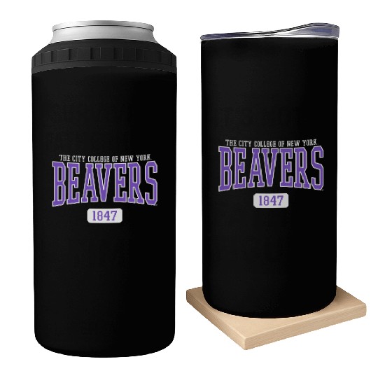 City Of New York Ccny Beavers Est Date Can Coolers