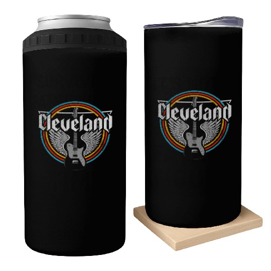 Cleveland Ohio Rock Music Can Coolers