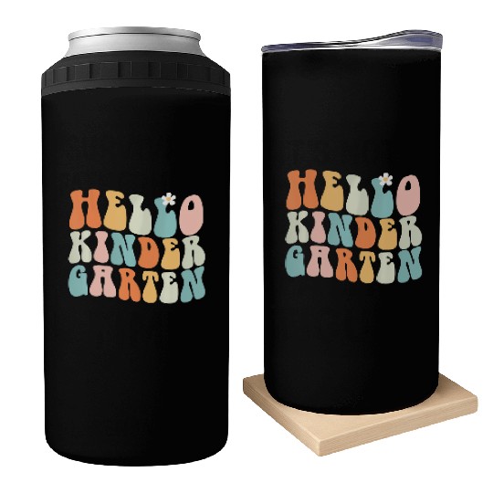 Hello Kindergarten Teacher Team Back To School Can Coolers