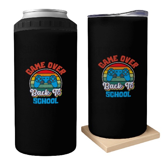 Back to School Funny Game Over Teacher Student Can Coolers