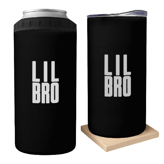 Lil Bro - Siblings Men Kids Adult Fraternity Littl Can Coolers