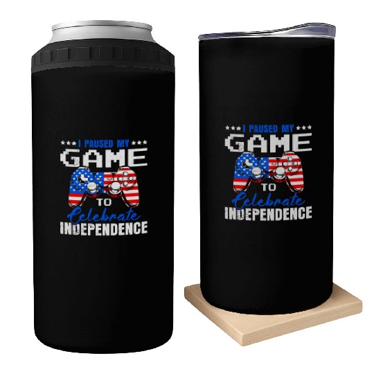 I paused my Game to celebrate Independence Day Can Coolers