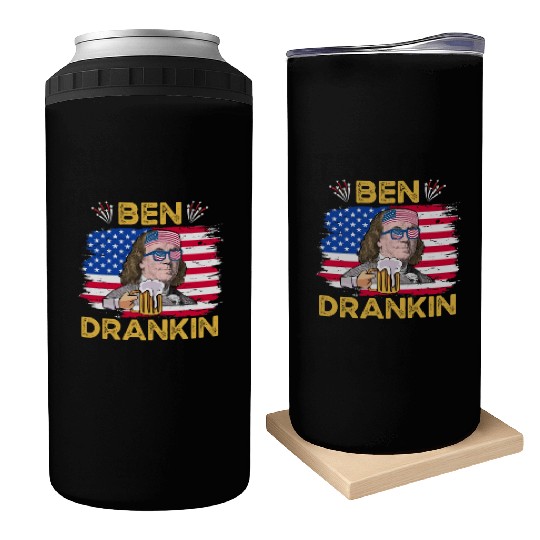 Ben Drankin US President Independence Day Can Coolers