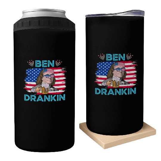 Ben Drankin US President Independence Day Can Coolers