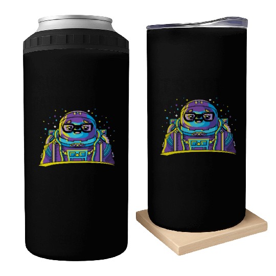 Astro Sloth Can Coolers