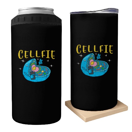 Cell Fie Funny Science Biology Teacher Can Coolers
