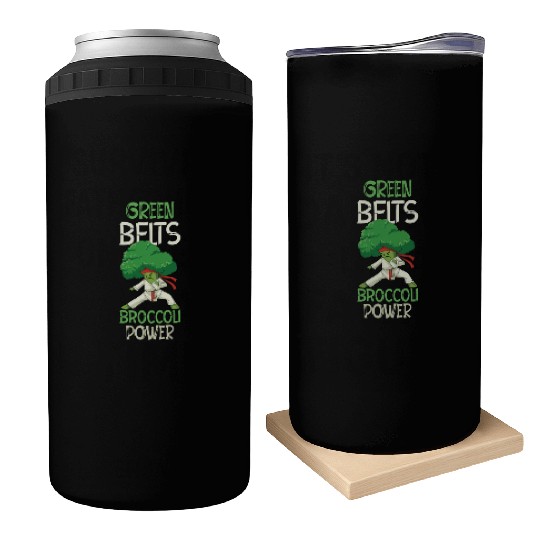 Broccoli Martial Arts Karate MMA Boxing Kicks Can Coolers
