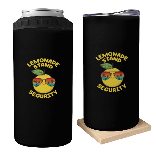 Lemonade Stand Security Cute Lemon Summer Can Coolers