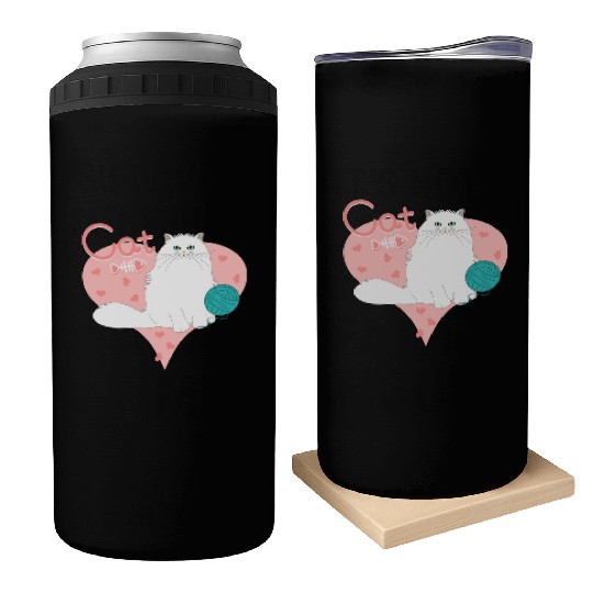 Love Persian Cat Can Coolers