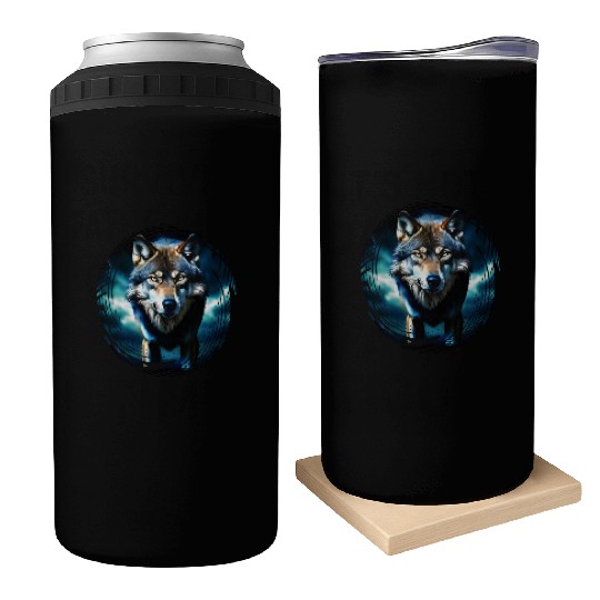 The Midnight Wolf Can Coolers