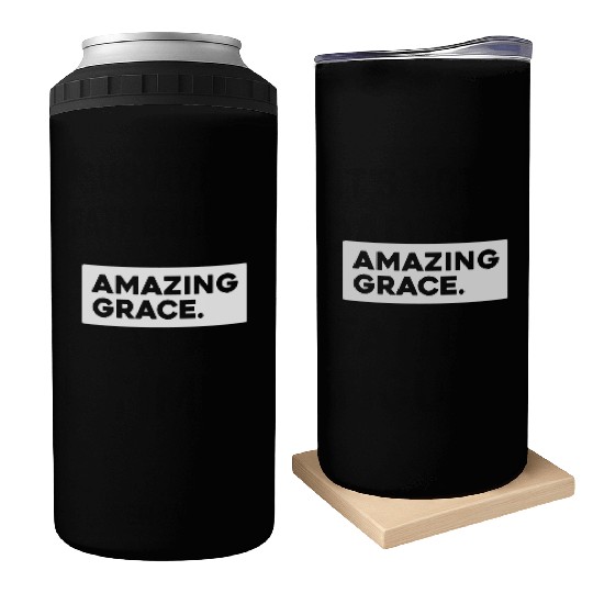 Amazing Grace Love Jesus Christian Christmas Can Coolers