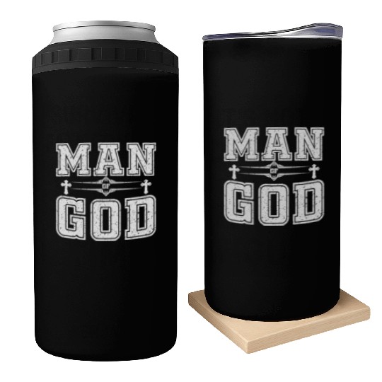 Man Of God Love Jesus Christian Christmas Can Coolers