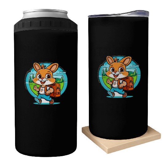 Back to school animals Can Coolers