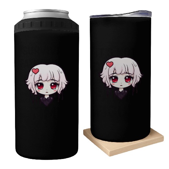 "Kawaii Sad Girls Club" by ART1SAN Can Coolers