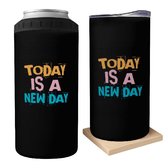 Today is a new day - Vintage Can Coolers