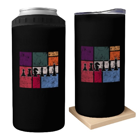 Vintage Chess – Retro Strategy Master Can Coolers