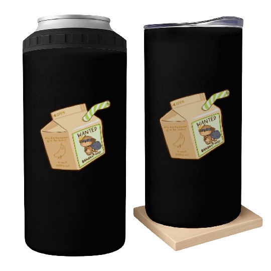 Monkey Banana Milk Can Coolers