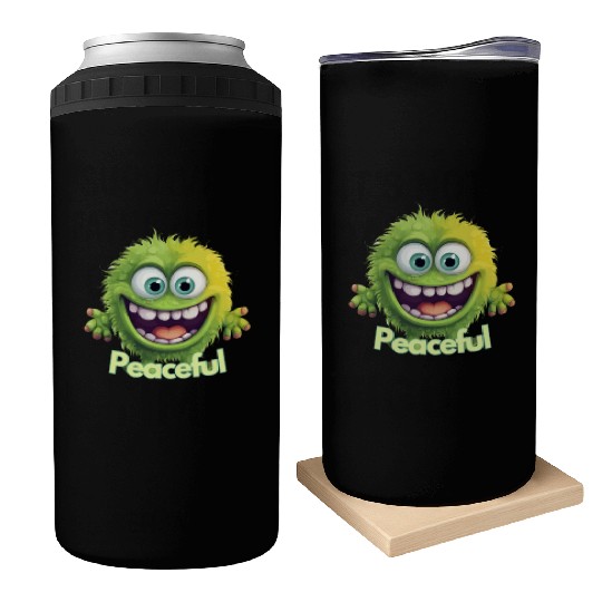 Peaceful Warm Fuzzy Can Coolers