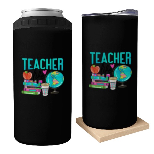 Teacher Life Happy Teachers Day Can Coolers