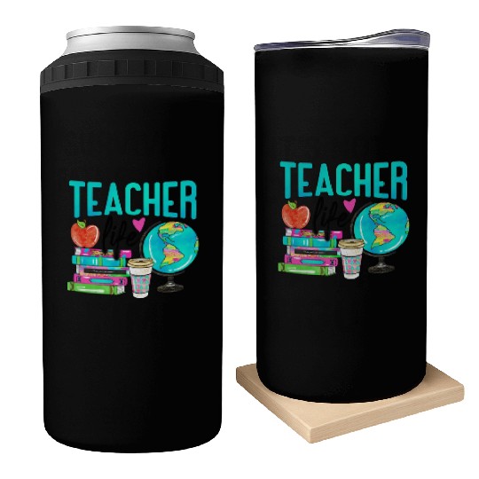 Teacher Life Happy Teachers Day Can Coolers