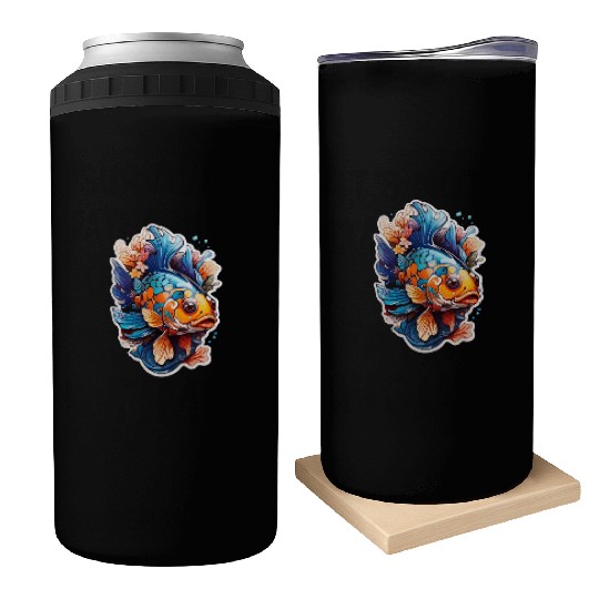 Mandarin Fish Kawaii Can Coolers