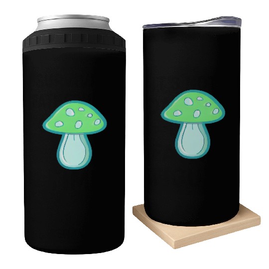 Mushroom CV2 Light Green and Blue Can Coolers