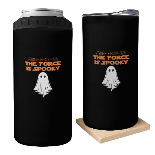 Ahs-Booka: Force is Spooky Halloween Gift Can Coolers