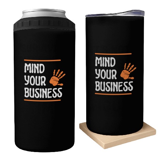 Palm of Serenity - Mind your biz Can Coolers