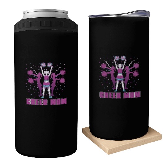 Cheerleader Mom Mother's Day Gift Cheerleading Can Coolers