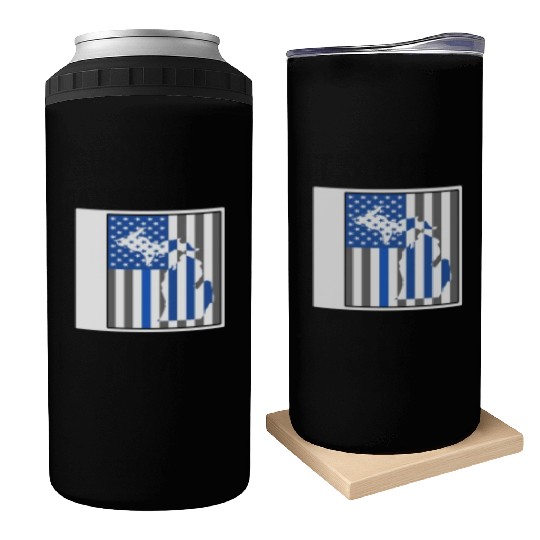 Police Can Coolers, Michigan State Police Can Coolers, Detroit
