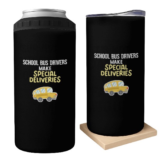 School Bus Drivers Make Special Deliveries Can Coolers