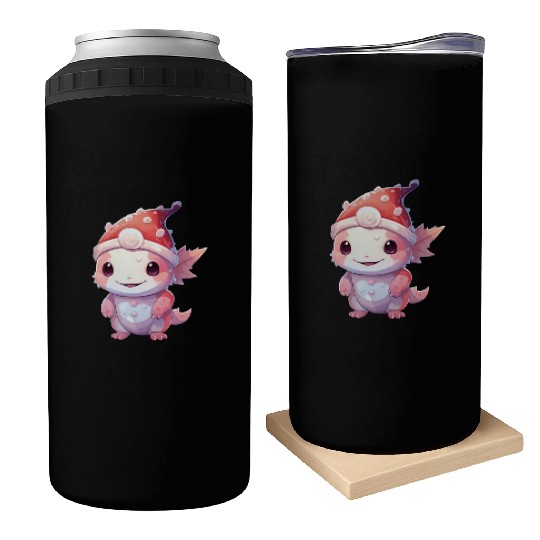 Christmas Delight Axolotl: Laughter Beneath the Ha Can Coolers