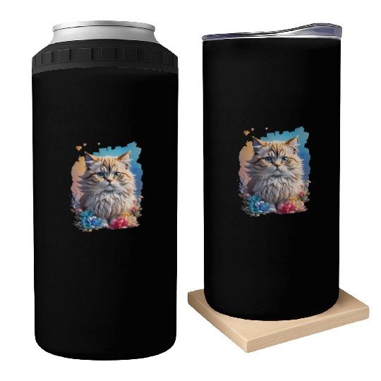 Persian Cat Can Coolers
