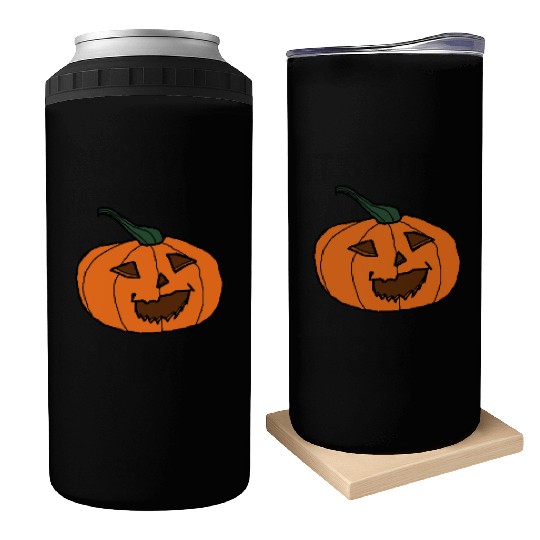 Halloween Pumpkin Jack o lantern 1 Can Coolers