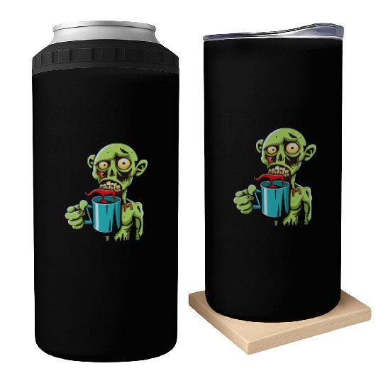 green zombie Can Coolers