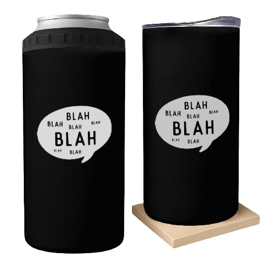 Blah Blah Blah Light Can Coolers