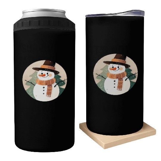 Snowman Can Coolers