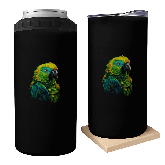 Macaw Parrot for a Bird Lover Animal Lover Can Coolers