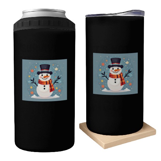Snowman Can Coolers