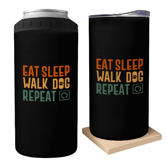 eat sleep walk repeat walking hobby Can Coolers