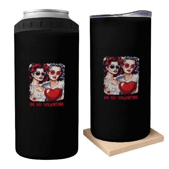 Valentines Day Outfit For Her And Her in love Can Coolers