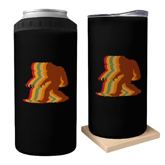 Retro Bigfoot Can Coolers