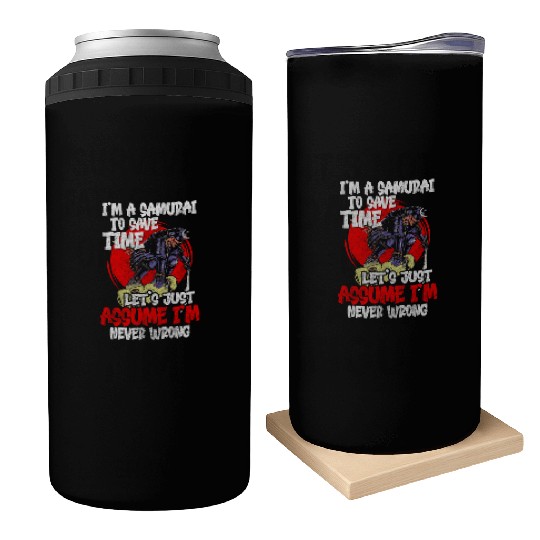 Fighter Martial Arts Fighter Katana Can Coolers