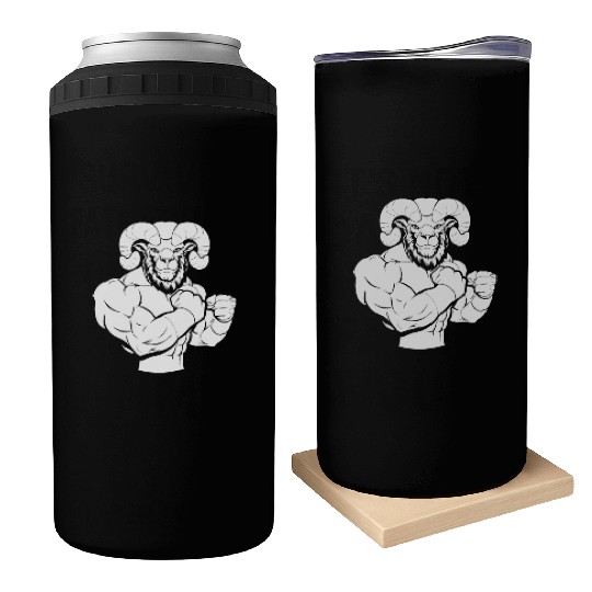 Workout Gym Sheep Can Coolers