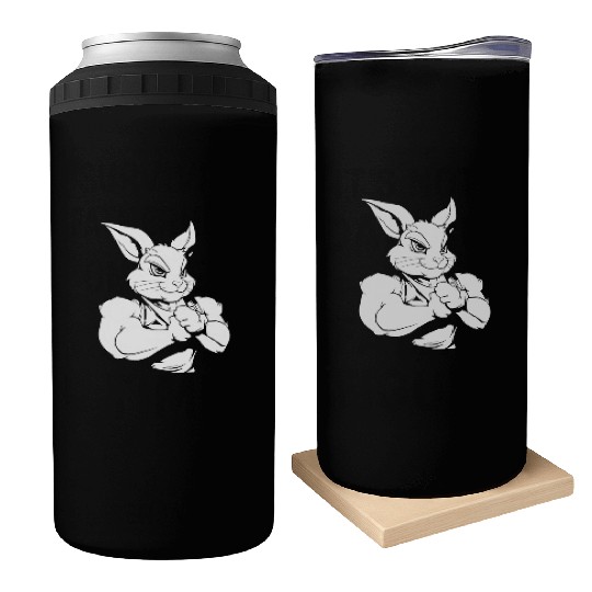 Workout Gym Rabbit Can Coolers