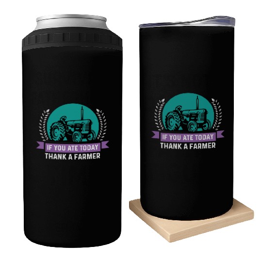 Thank a Farmer Thankful Person Gift Can Coolers